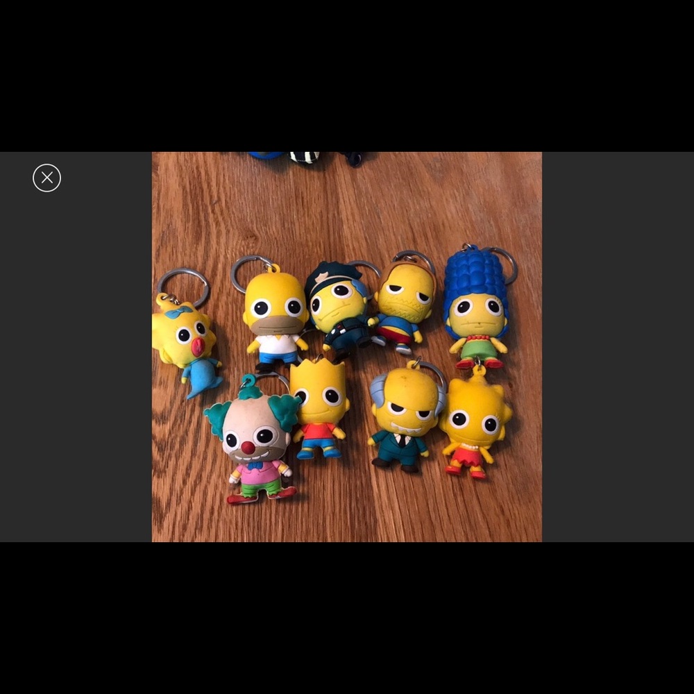 Simpson Collectible Key Chains Bundle - image 1